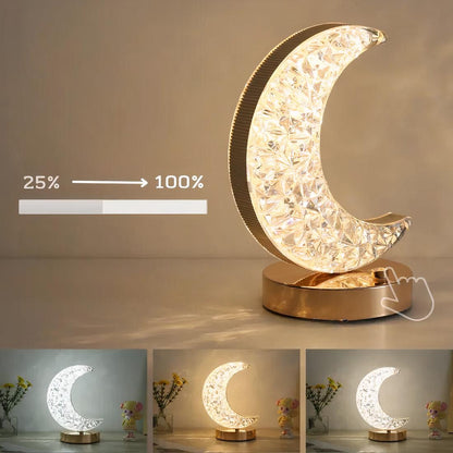 Cristal Light Moon – AItaCLed Lampada  Mezza Luna