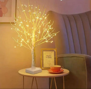 Lampada Albero Betulla AitaCLed -Luce Decorativa Naturale