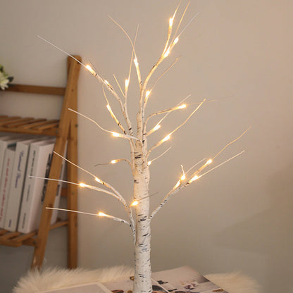 Lampada Albero Betulla AitaCLed -Luce Decorativa Naturale